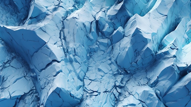 Implacable superficie fría de la capa de hielo Recurso creativo Generado por IA