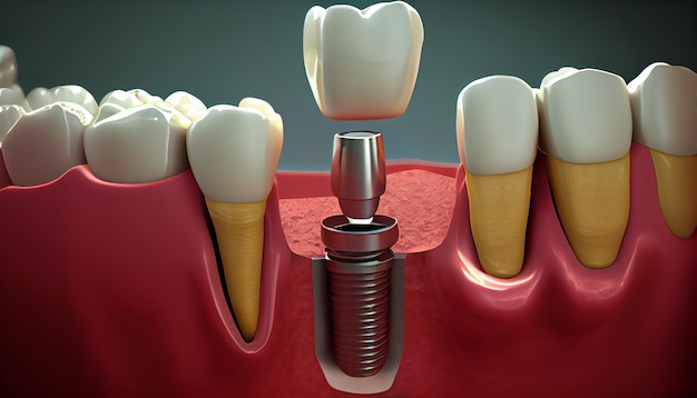 Implante dentário Assistência odontológica Generative Ai