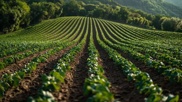 Foto implementação de práticas agrícolas regenerativas