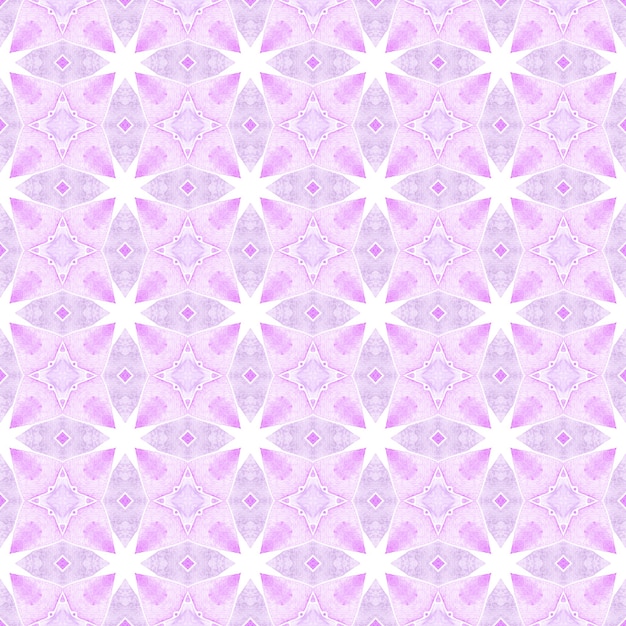Impresión auténtica lista para textiles, tela para trajes de baño, papel tapiz, envoltura. Púrpura elegante diseño de verano boho chic. Borde verde orgánico de moda. Azulejo orgánico.