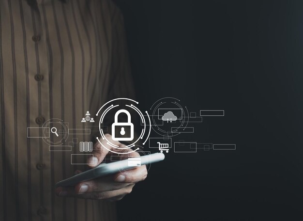 Impresión digital de la pantalla táctil para el acceso