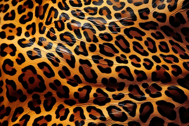 Impresión de leopardo animal