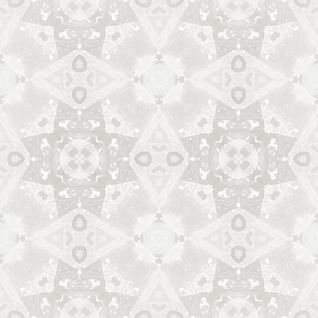 Impresión mexicana sin costuras. Textura infinita adornada gris claro. Diseño moderno calcáreo. Telón de fondo sin fin plateado. Textura azteca.