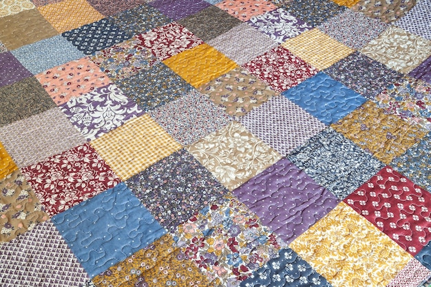 Impresión de patchwork Impresión de Patchwork del edredón Patrón geométrico