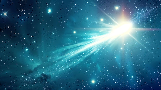 La impresionante belleza de un cometa que brilla a través del cosmos