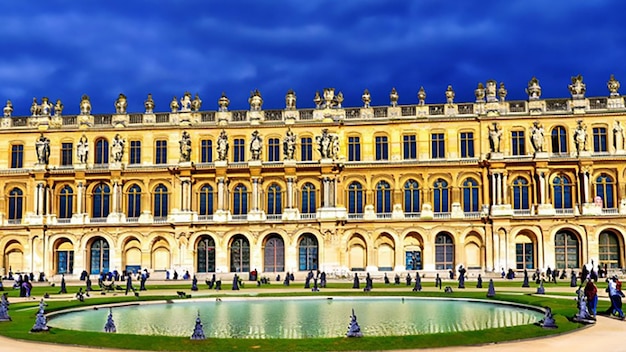 Impresionante belleza del palacio real.