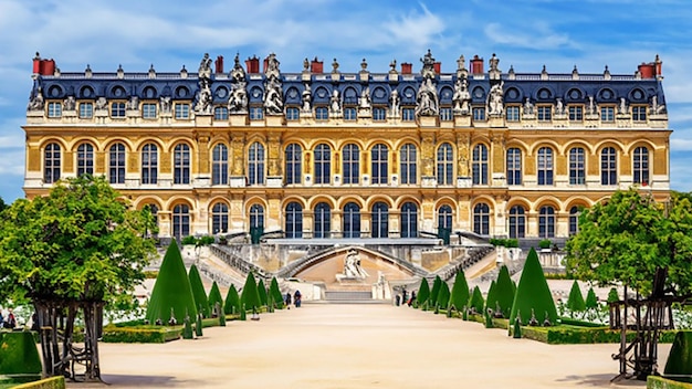 Impresionante belleza del palacio real.