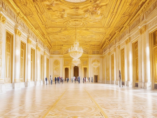 Impresionante belleza del Palacio de Versalles en Francia