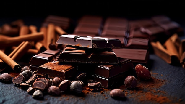 Impresionante catálogo de deliciosas fotos de chocolate para usar como fondo