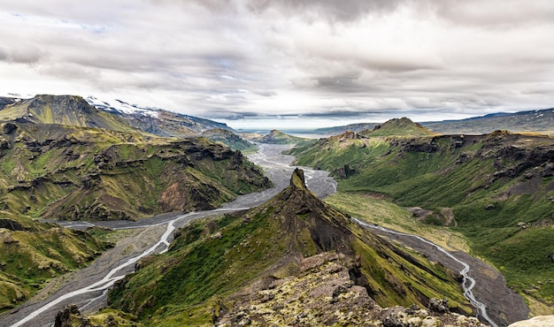 Impresionante disparo en el área de Eyjafjallajokull en Islandia