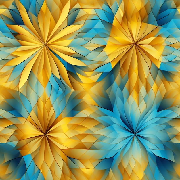 Impresionante espectáculo de patrones fractales Una explosión de colores en armonía visual