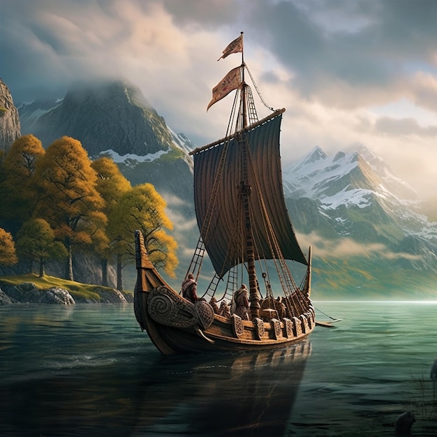 Impresionante fondo de pantalla Vistas vikingas