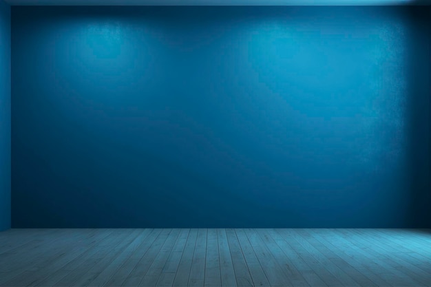 Un impresionante fondo de pared azul cerúleo