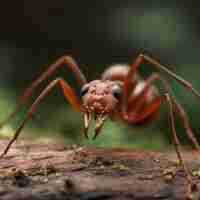 Foto impresionante macro fotografía de una hormiga en primer plano