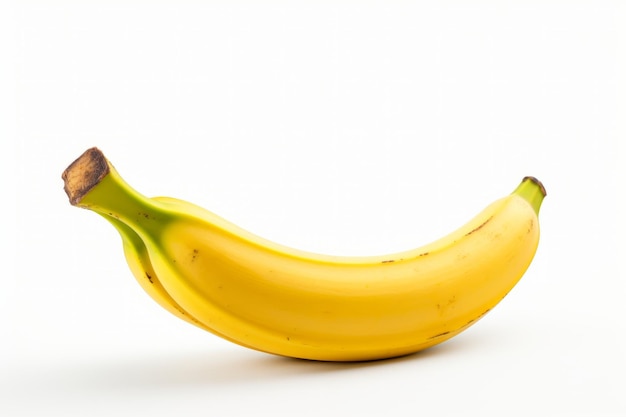 Un impresionante plátano maduro sobre un fondo blanco AR 32 00556 03