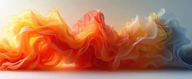 Impresionante renderizado en 3D Abstracto Multicolor Fondo Ilustración en alta definición