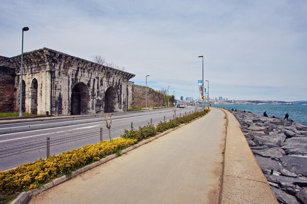 Impresionante vista de la costa de Estambul