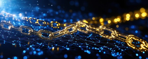 Una impresionante visualización de la interconexión que explora la dinámica de las cadenas digitales y los datos