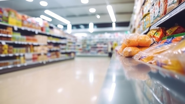 Impresionantes fondos borrosos de supermercado para sus proyectos creativos