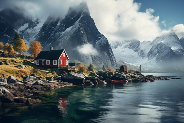 Impresionantes paisajes naturales de Escandinavia desde arriba