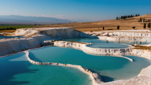 Las impresionantes piscinas termales y travertinos de Pamukkale