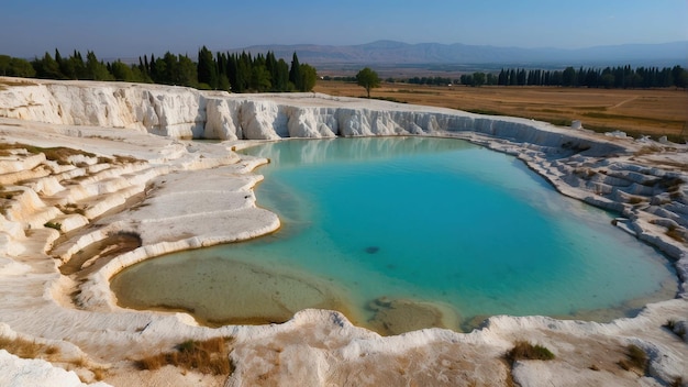 Las impresionantes piscinas termales y travertinos de Pamukkale