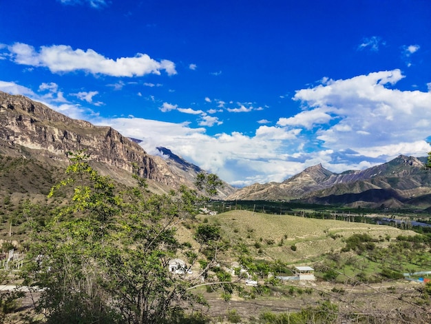 Impresionantes vistas a la montaña en Daguestán Cáucaso Rusia 2021