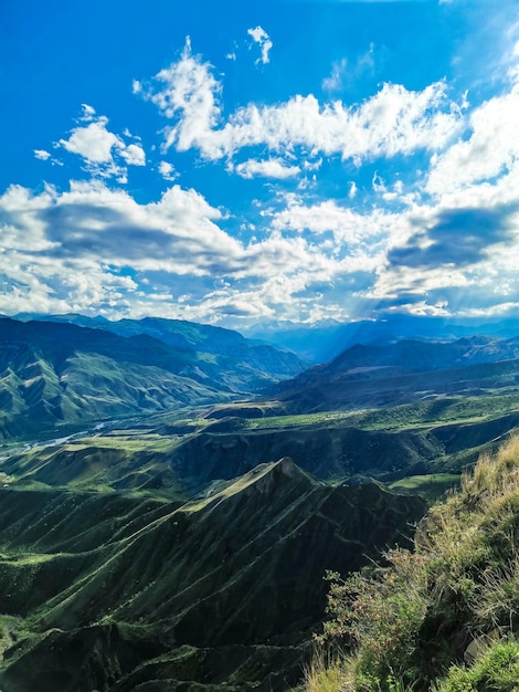 Impresionantes vistas a la montaña en Daguestán Cáucaso Rusia 2021