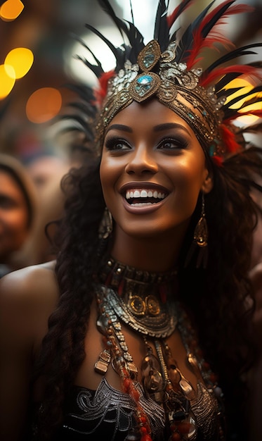 Impresiones coloridas del carnaval en Río de Janeiro