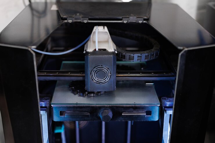 Foto impresora 3d personal alimentación automática de filamento abs o pla.