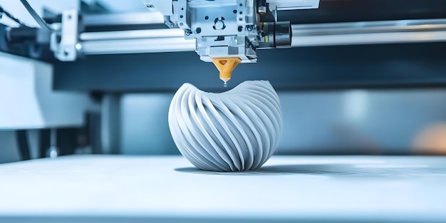Impresora 3D que crea un objeto personalizado