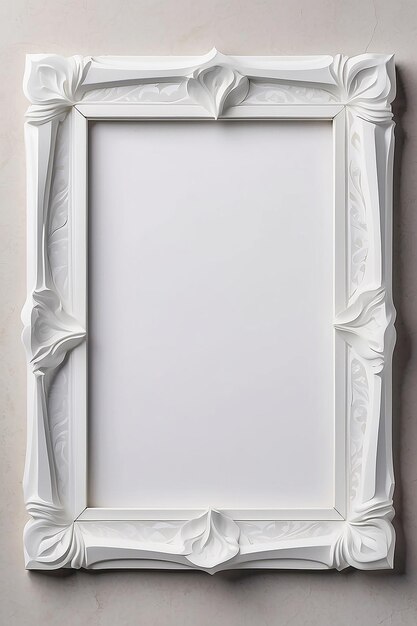Impressão de Iris Inlay Mockup de Quadro em branco com espaço vazio branco para colocar seu projeto