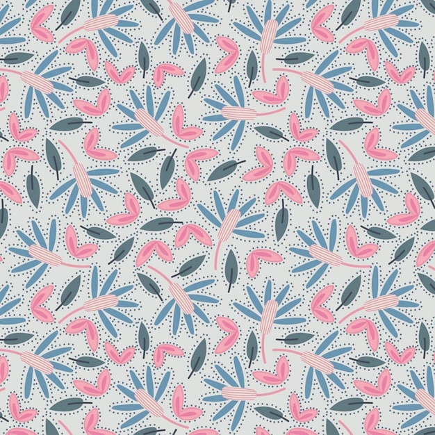 impressão de padrão sem costura têxtil desenho floral arte ilustração de tecido