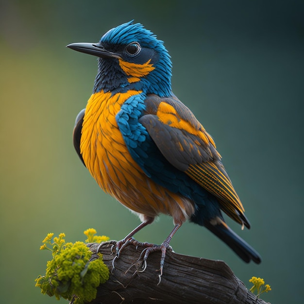 Impressão especial para amantes e designers de pássaros fotos coloridas de pássaros