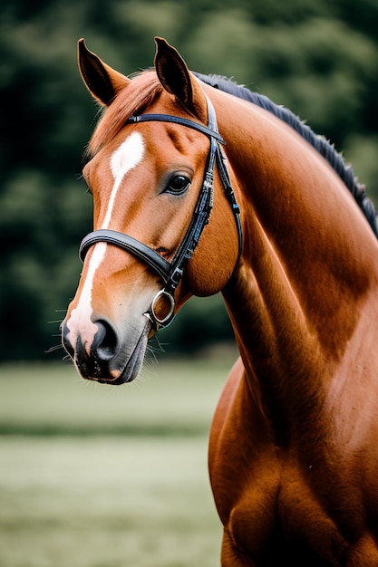 Impressionante retrato de cavalo em meio a paisagens naturais de tirar o fôlego