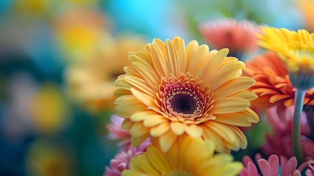 Impressionantes close-ups de flores dinâmicas em plena floração