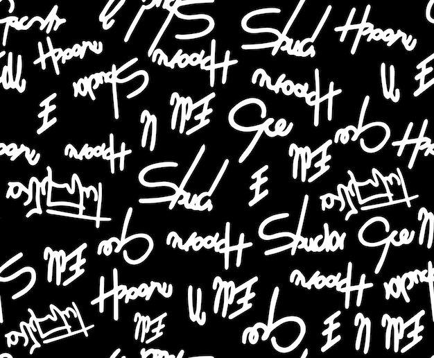 Imprime las letras abstractas