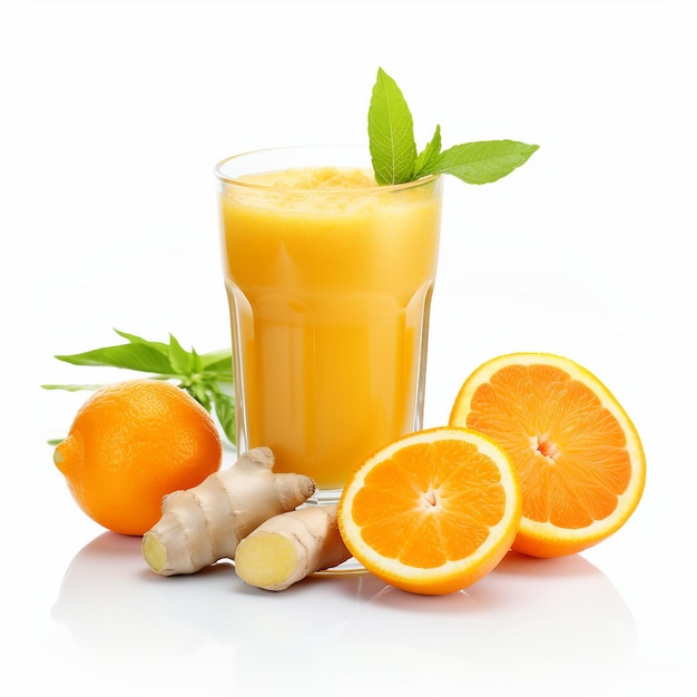 ImuneBoosting Naranja sobre un fondo blanco