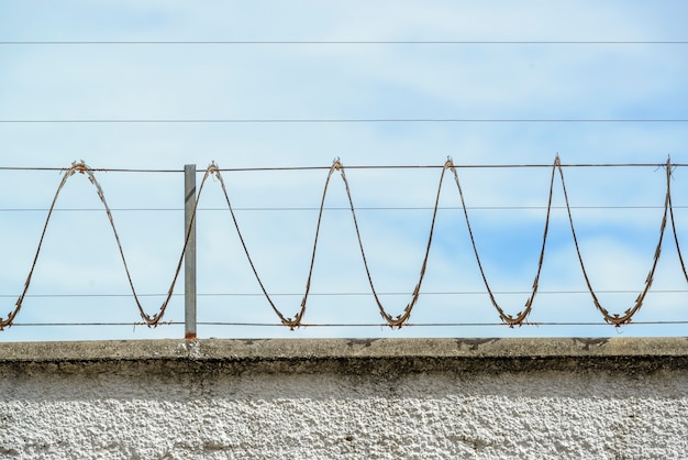 In Brasilien weit verbreiteter Elektrozaun