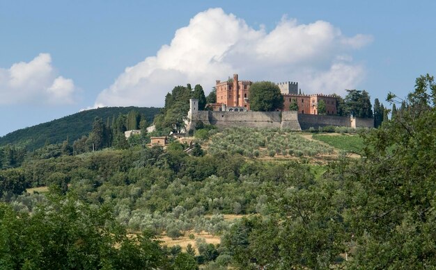 in der Nähe des Schlosses Brolio in Chianti