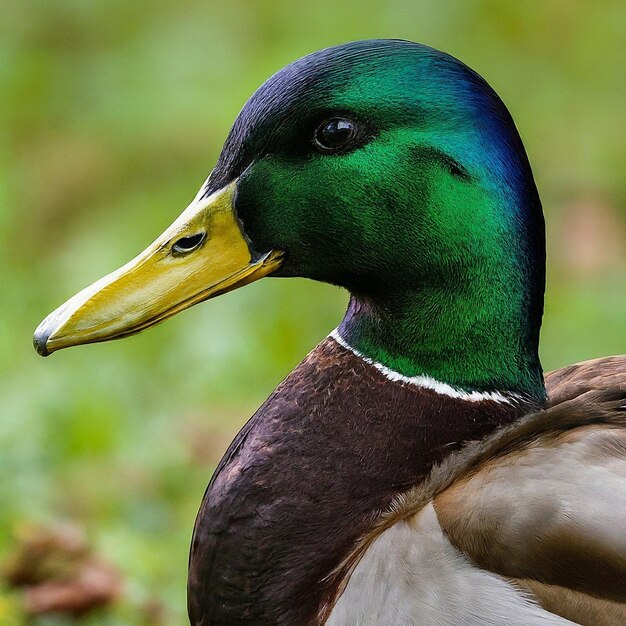 In einem flüchtigen Moment wird die Ente im Wasser zu einem Vogel in der Luft