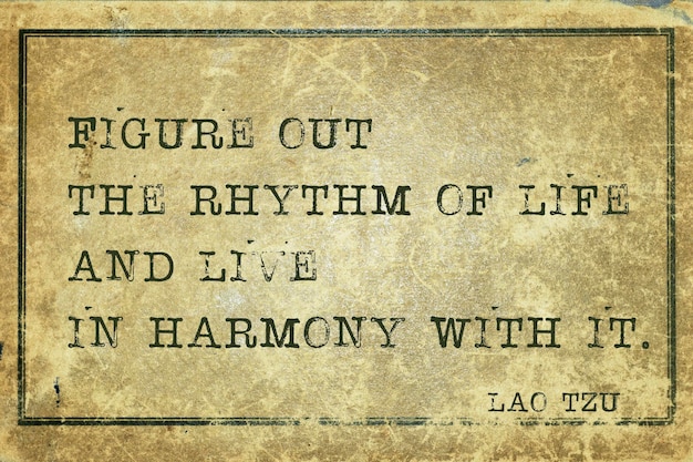 in Harmonie LaoTzu