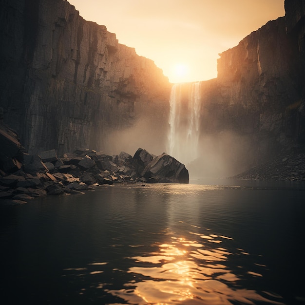 Inaugurada a majestosa cachoeira Sunrise Cascade
