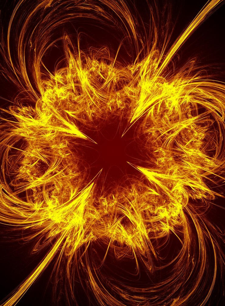 Foto incêndio. fundo futurista para design moderno. formas abstratas