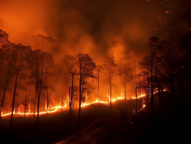 Incêndio na Floresta