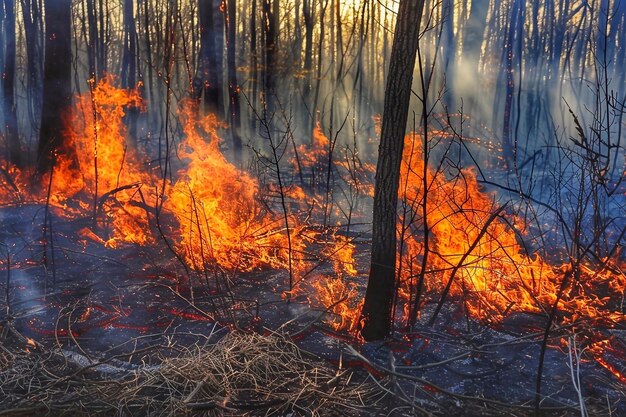 Incêndio na floresta