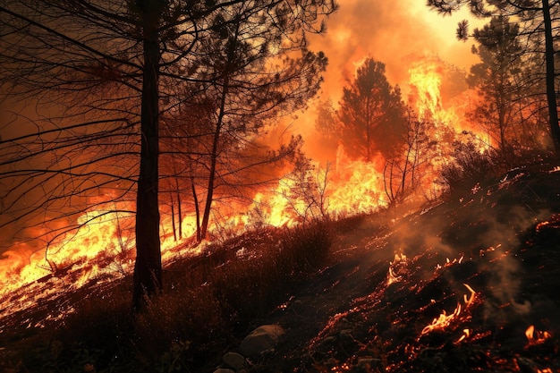 Incêndios florestais na Colúmbia Britânica, Grécia e Chile