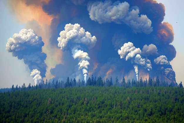 Los incendios forestales tienen impactos ambientales significativos por ia generativa