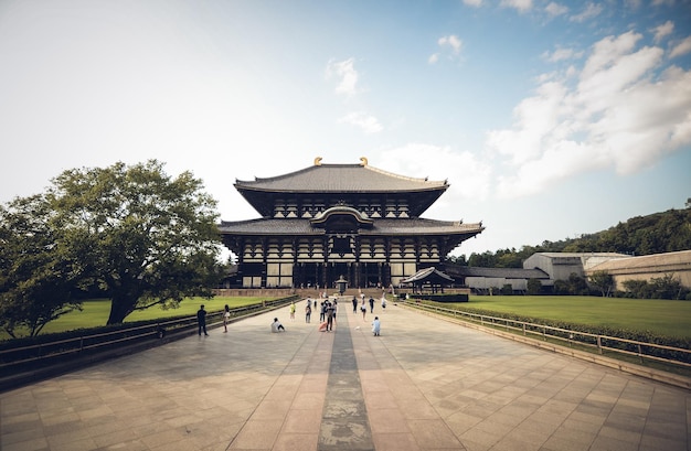 Increíble complejo de templos budistas Tōdai-Ji, Nara, Japón