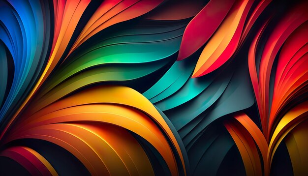 Increíble y elegante Fondo abstracto AI Generado ilustración